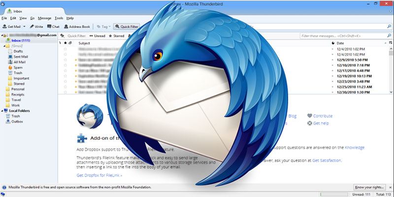 Leia mais sobre o artigo 5 Razões Pelas Quais o Thunderbird Deve Ser Seu Novo Aplicativo de E-mail